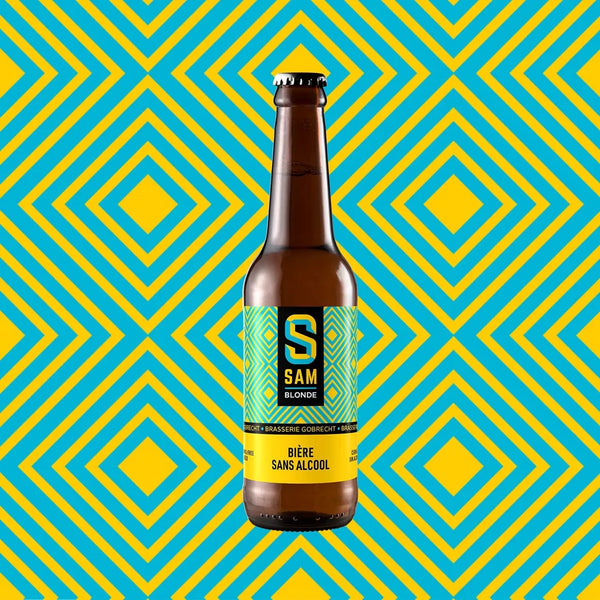 Bière SAM blonde sans alcool 0,5% - bouteille 75 cl