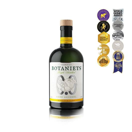 Botaniets Ginger-Yuzu Gin 0.0% Sanzalc, cave sans alcool pour adultes décomplexés
