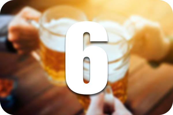 Pack de 6 bières sans alcool