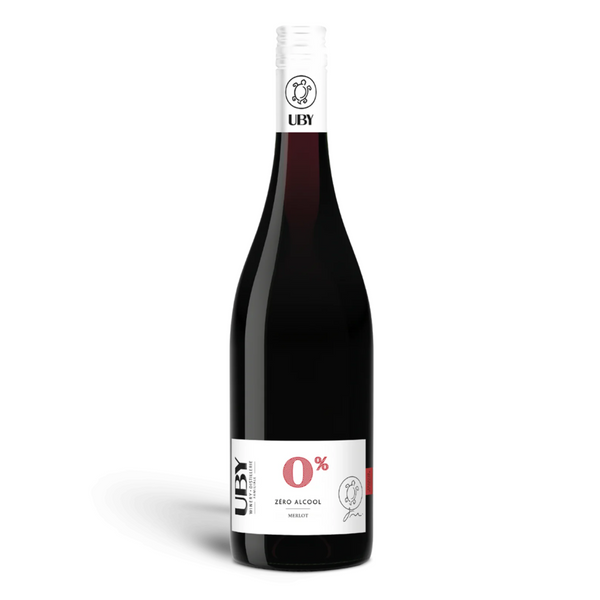 Vin rouge UBY Merlot 0.0% sans alcool